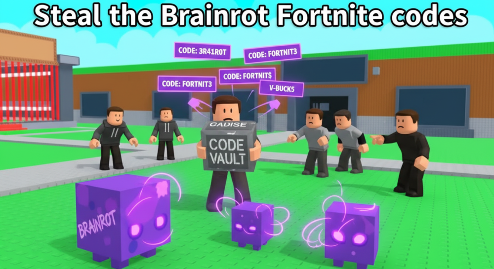 Steal the Brainrot Fortnite codes