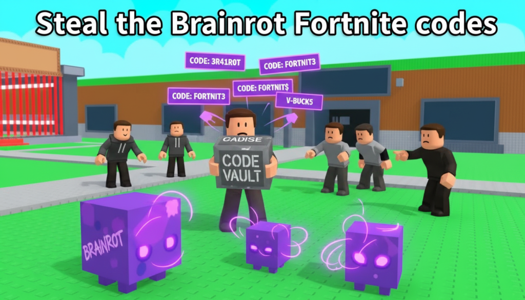 Steal the Brainrot Fortnite codes